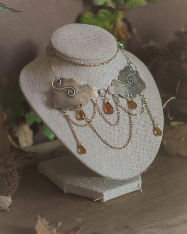 Collier féérique nature artisanel