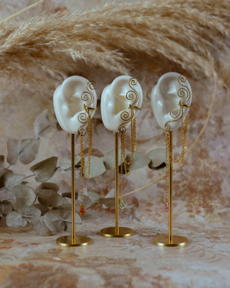 Earcuff Lunéa en laiton