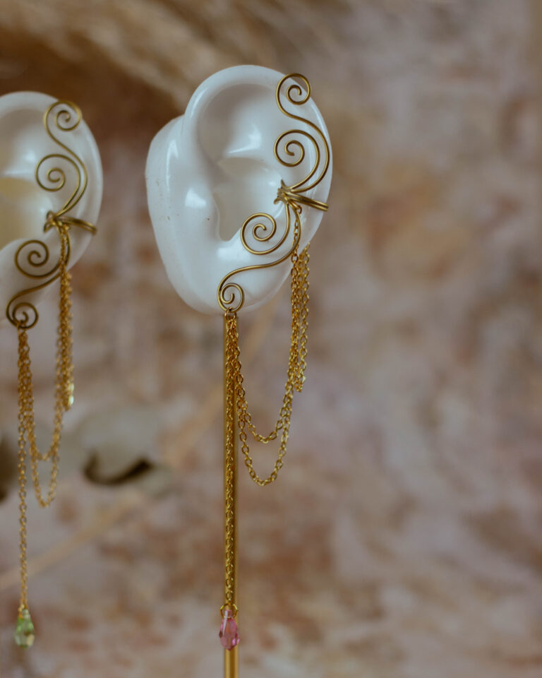 Earcuff Lunéa en laiton