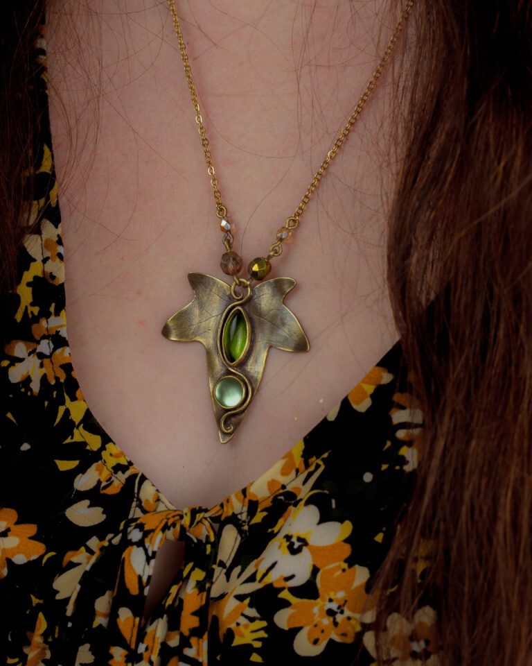 Bijoux artisanaux en laiton d'automne nature et fantastique-16