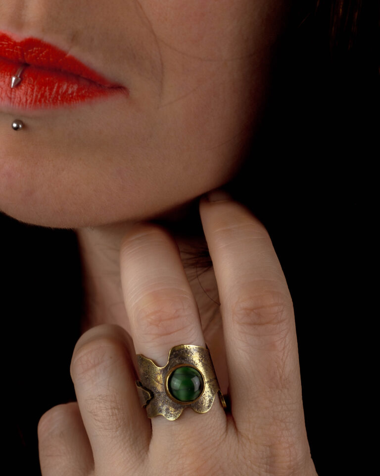 Bijoux artisanaux en laiton d'automne nature et fantastique-23