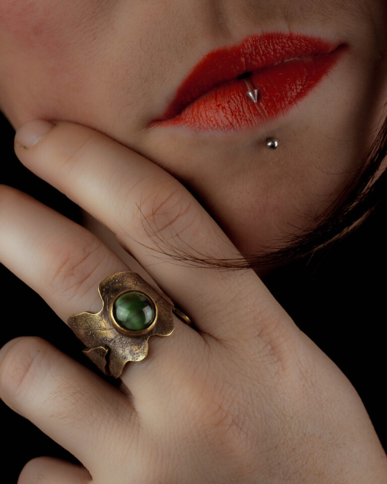 Bijoux artisanaux en laiton d'automne nature et fantastique-24