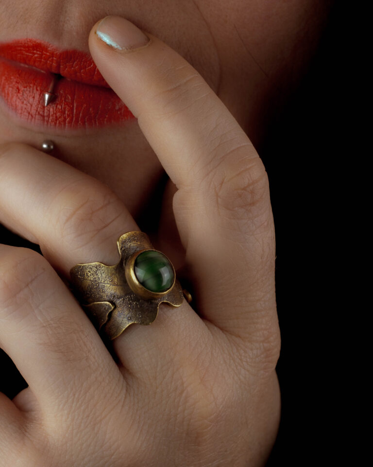 Bijoux artisanaux en laiton d'automne nature et fantastique-25