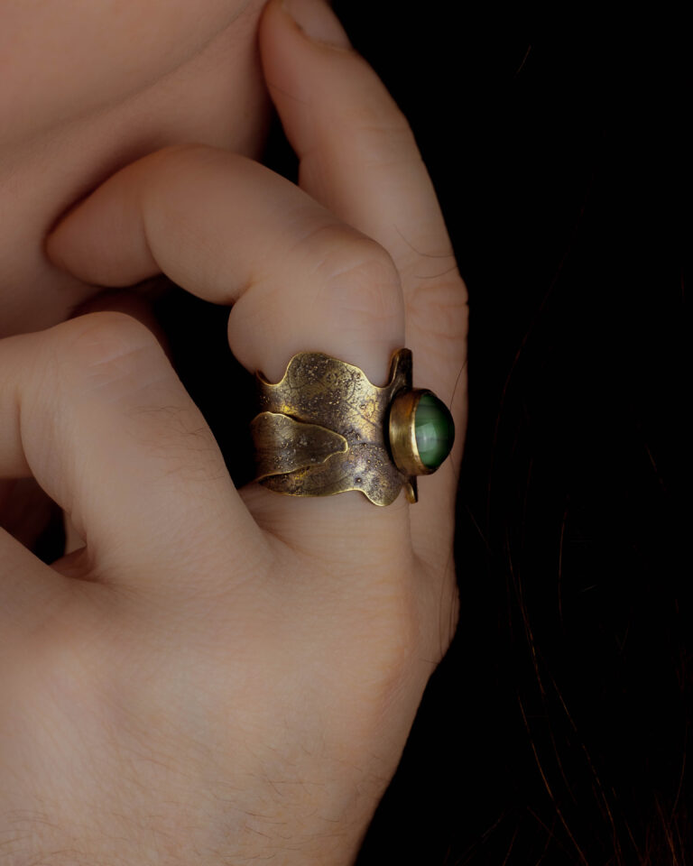 Bijoux artisanaux en laiton d'automne nature et fantastique-28